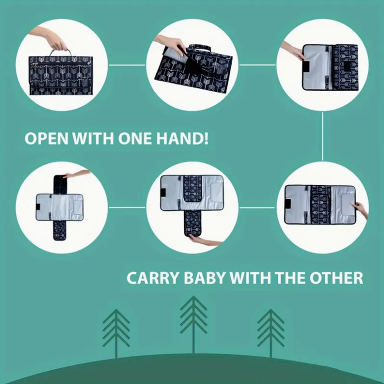 Alas Ganti Popok Portabel untu - Desk Setup Essentials ulasan dan harga