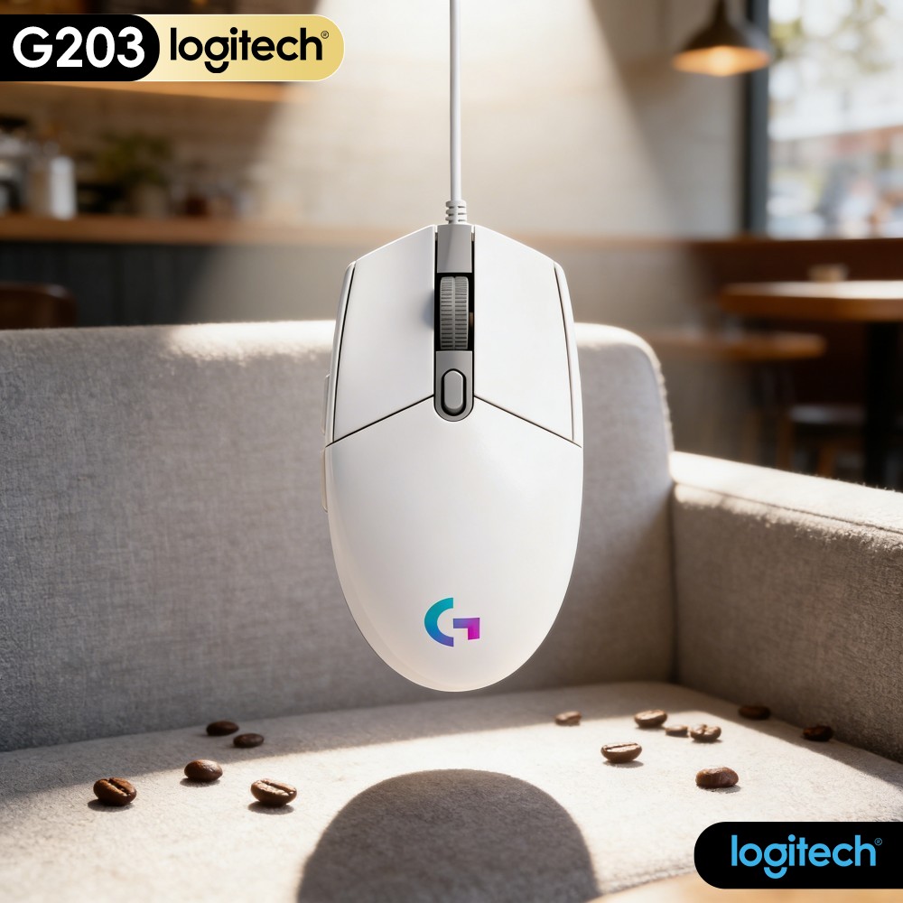 Logitech G203 Mouse Gaming Ber - Logitech Mouse G203 ulasan dan harga