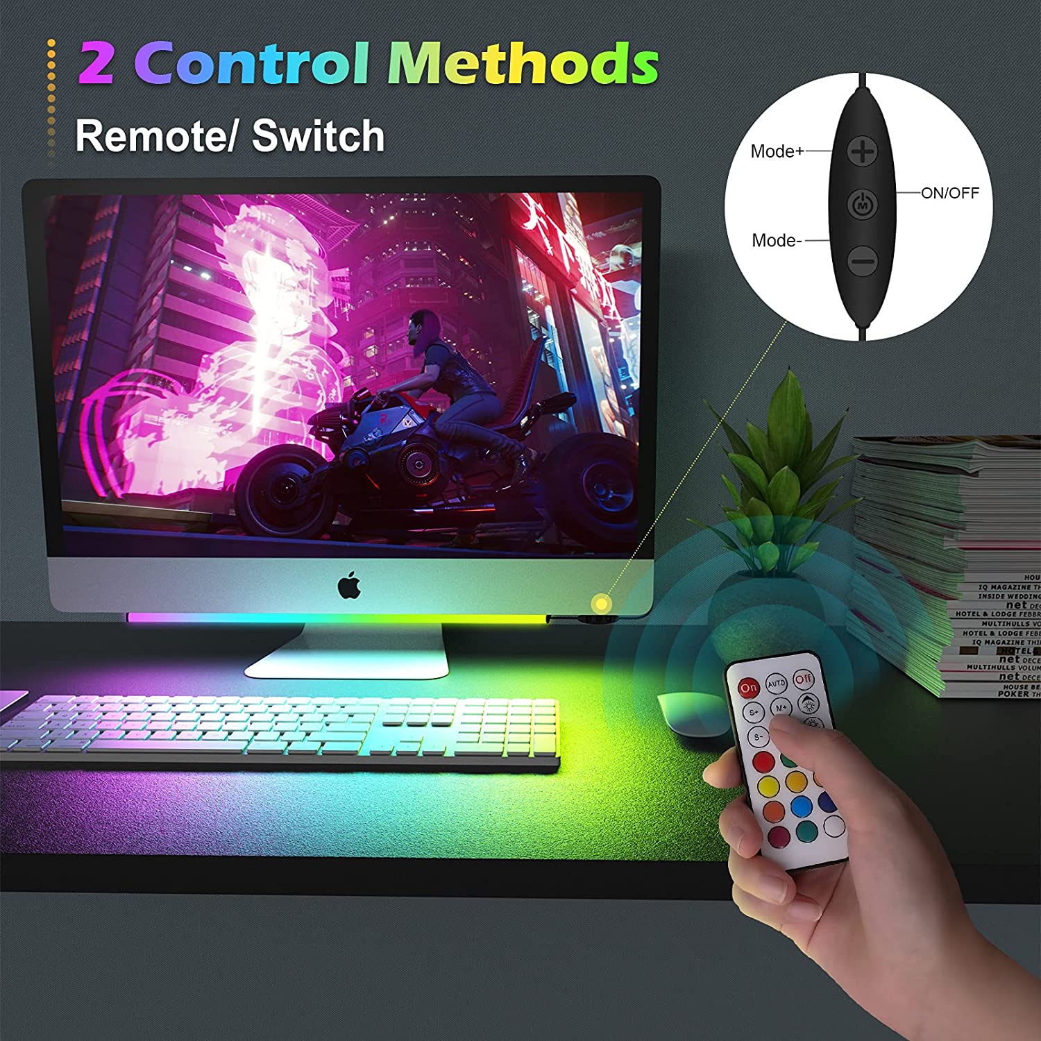 Lampu LED dekorasi ruang Game, - Desk Room Setup ulasan dan harga