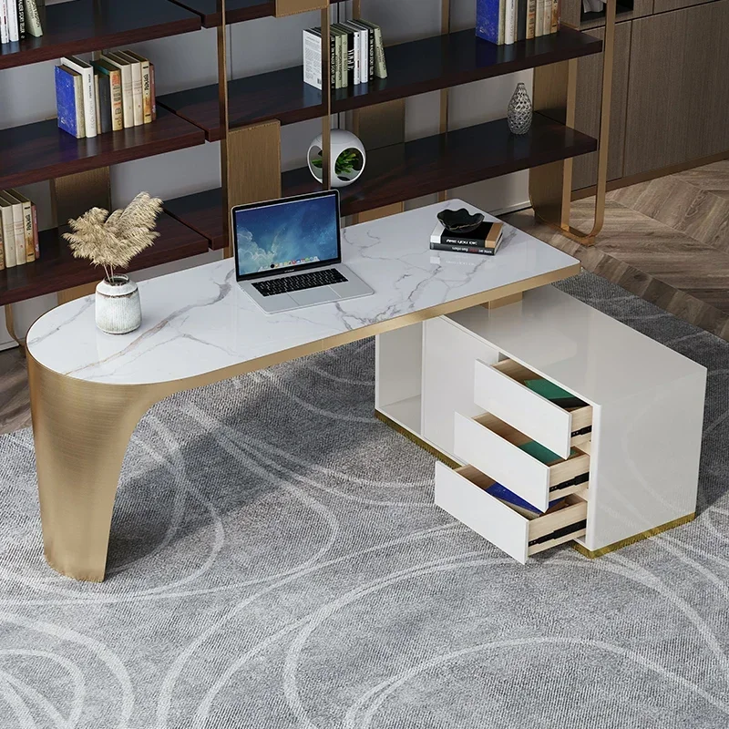 Meja Kantor Eksekutif Eropa, M - Desk Setup For Studying ulasan dan harga