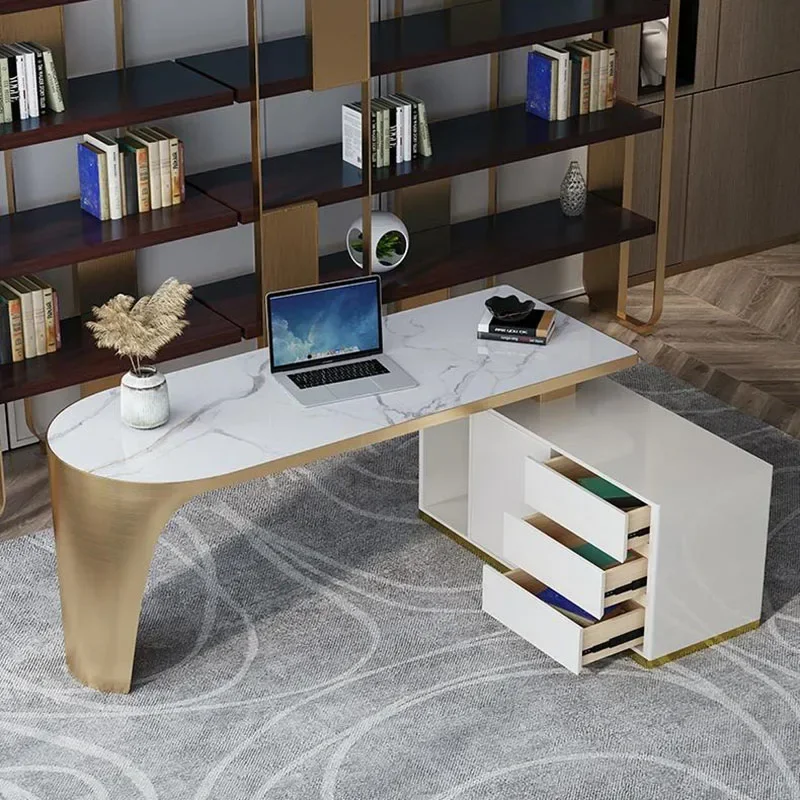 Meja Kantor Eksekutif Eropa, M - Desk Setup For Studying ulasan dan harga