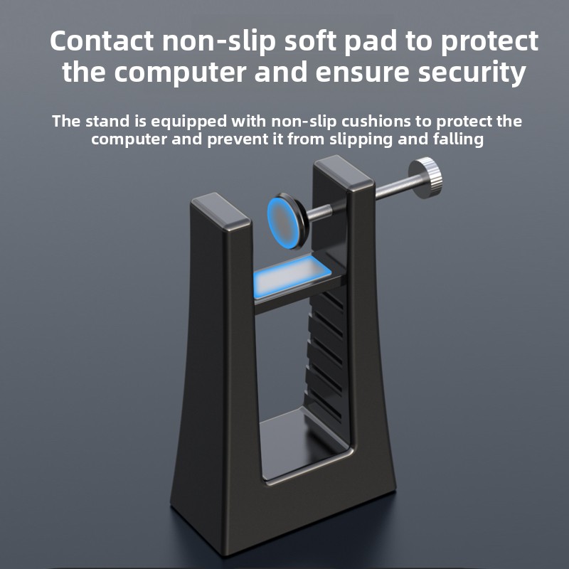 Braket Komputer Berdiri Sampin - Vertical Laptop Stand ulasan dan harga